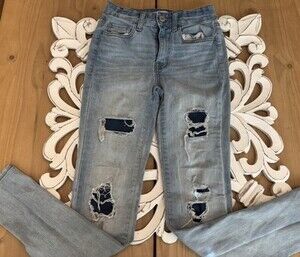 S.O. Skinny Jeans Light Wash, Junior Size 1